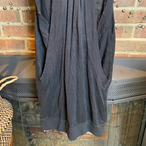 BCBGMaxAzria Black Knit Scoop Neck Tank, Size S - Picture 5 of 6